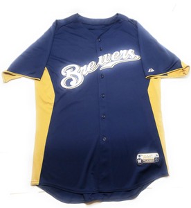 baby blue brewers jersey