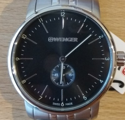 WENGER By Victorinox Swiss Army . Uhren Gemacht Zifferblatt Schwarz M Armis