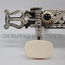 TESTE MACCHINA CROMATE VECCHIO STILE PER CHITARRA 6 In Una - Foto 8