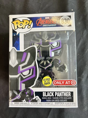Funko Pop Black Panther 830 Marvel Avengers MechSTRIKE *** Exclusivo para objetivos ***