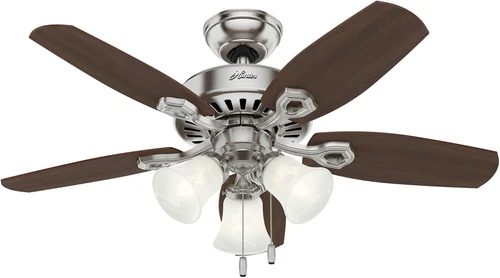 52106 Hunter Builder Ceiling Fan with LED Light and Pull Chain Control, 42-inch - Picture 1 of 10