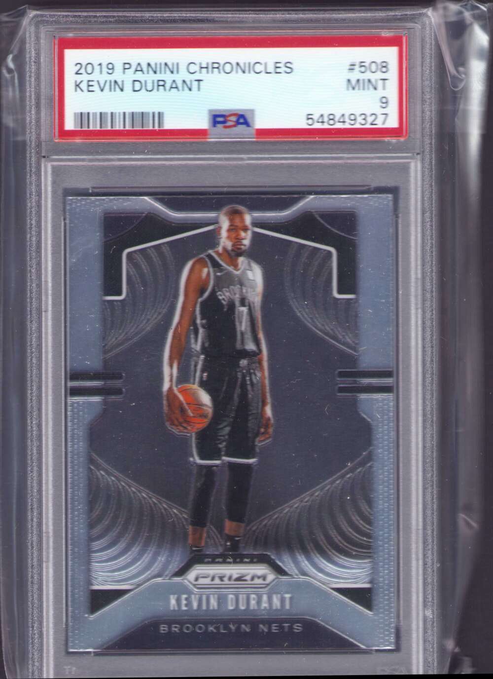 2019-20 Prizm Kevin Durant PSA 9 Nets