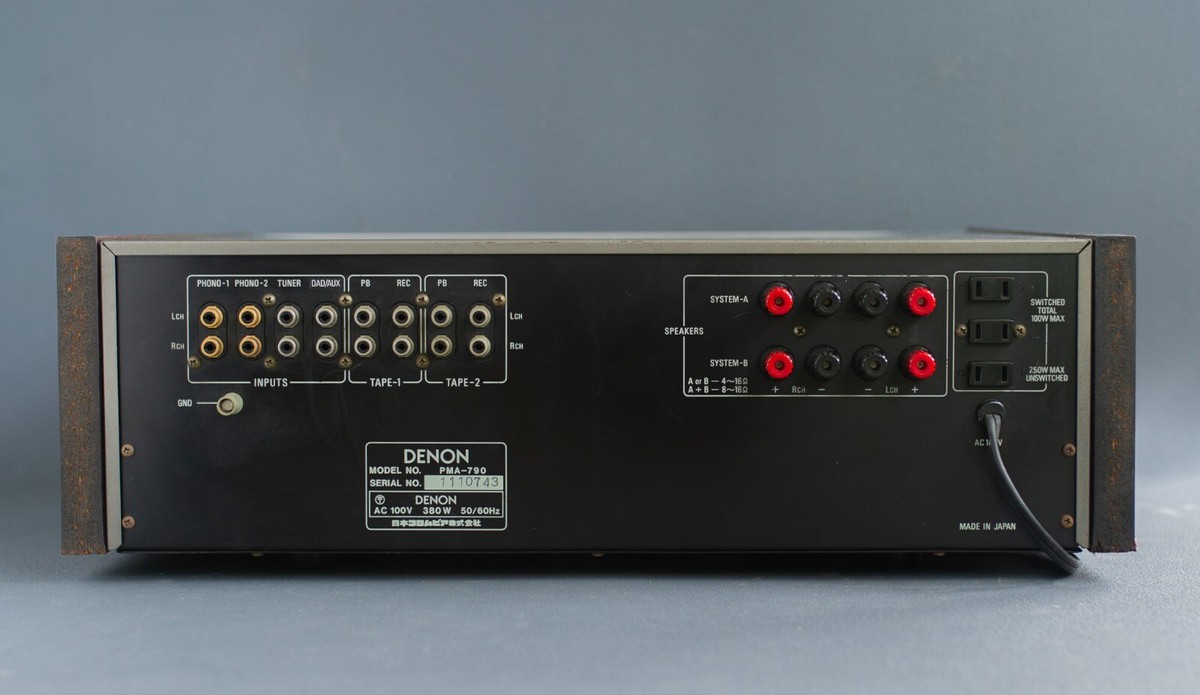 Denon PMI-790 プリアンプ Integrated Amplifier Denon PMA-790, RARE, 100V, Tested And Working