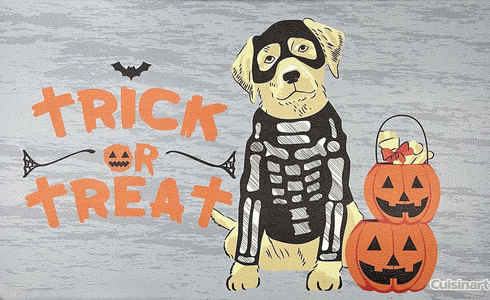 Cuisinart Halloween Anti-Fatigue Kitchen Mat 18x30 Trick or Treat Lab Dog Design