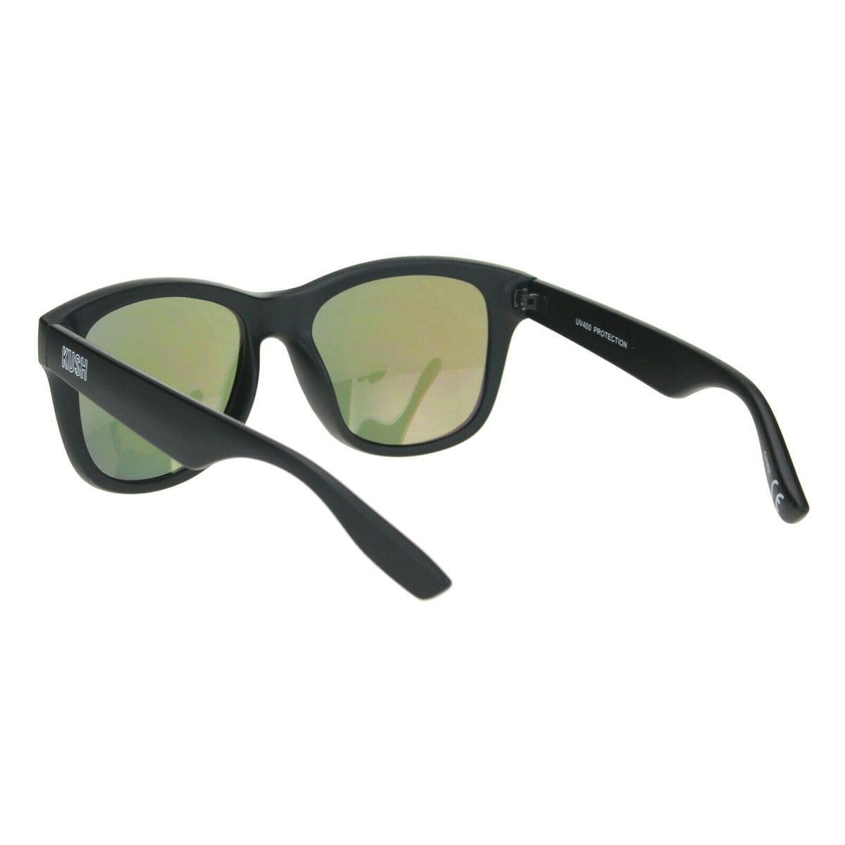 Green Spectra Mirror Sunglasses SPY CZAR MATTE BLACK/TORT FADE