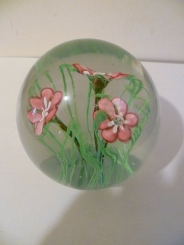 Sulfure Presse Papier , fleurs - Imagen 2 de 3