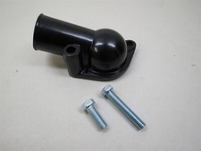 69up Sbc Bbc Chevy Black Water Neck Thermostat Housing 15 Small Big Block V8