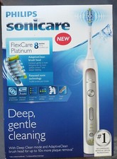 PHILIPS SONICARE FlexCare Platinum Electric Toothbrush 8 Series HX9112/13 New