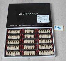 Willi Geller Creapearl Frontzähne 15 Garnituren C2 NEU Art. Nr. P-96