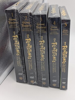 The Flintstones Hanna Barbera Golden Collection DVD Season 1-5 SEALED