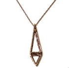 New 925 sterling silver .25ct diamond pink sapphire pendant necklace 2.6g 18" — photo 7