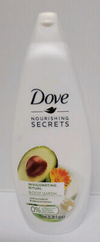 750ml Dove Invigorating Ritual Body Wash With Avocado & Calendula Extract