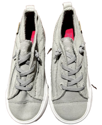 Blowfish Malibu Little Girls Slip-On Sneakers Gray SZ 8 NEW NO BOX Youth Kids