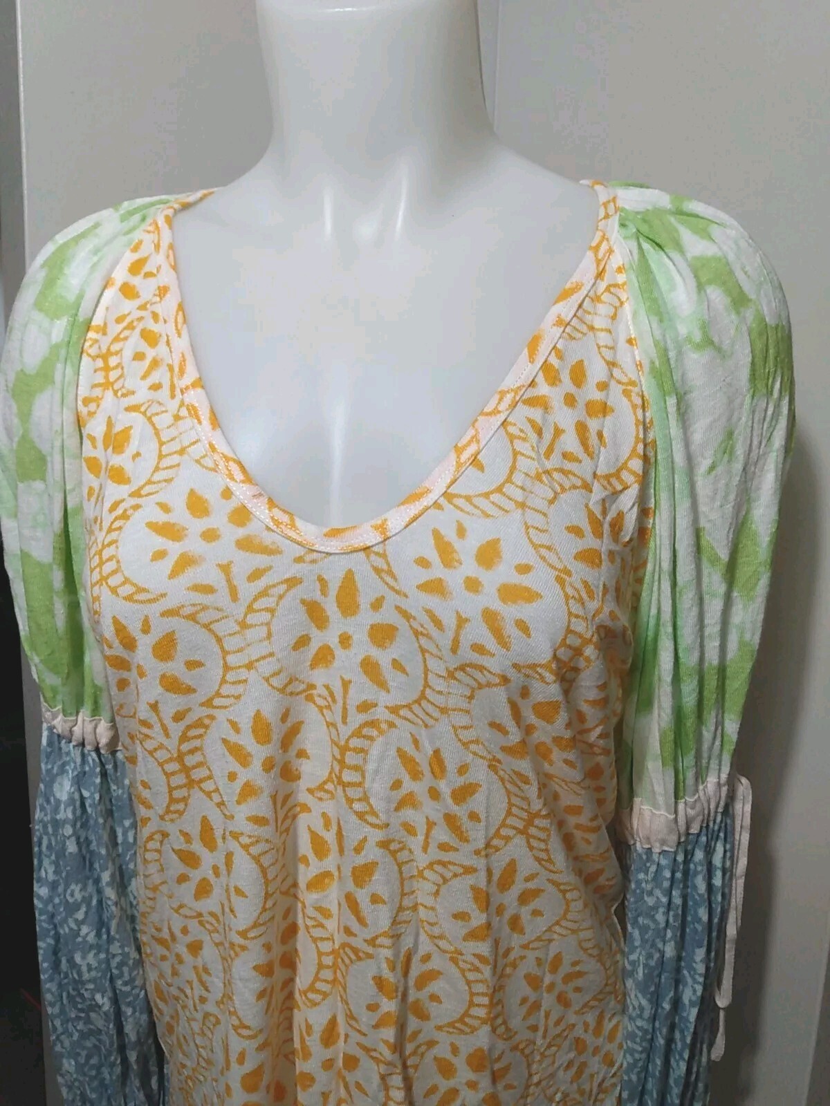 Free People Multicolor Multi Pattern Drawstring S… - image 4