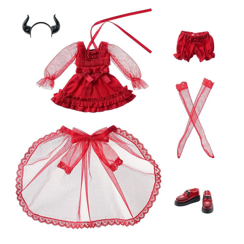 PetWORKs Little Devil ruruko Darkness RED girl Fashion Doll PetWORKs Little Devil ruruko Darkness RED girl Fashion Doll