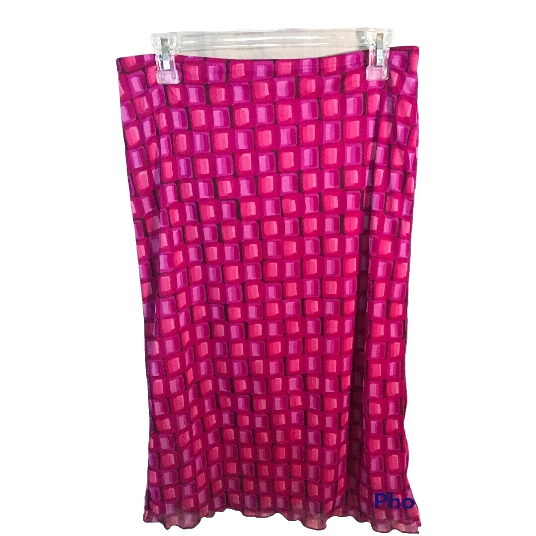 Faldas geométrico Fashion Bug Poliéster para Mujeres