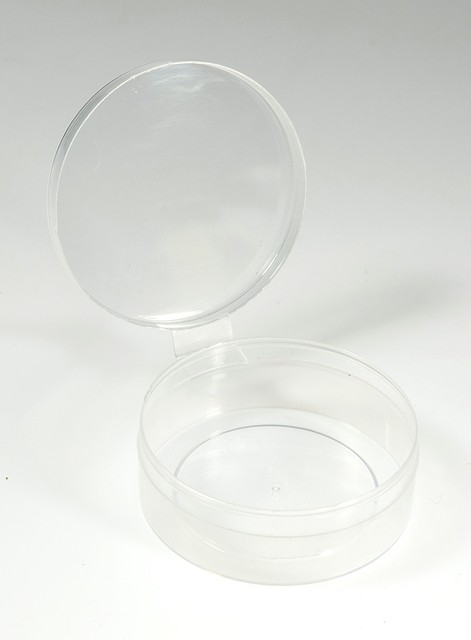 clear round plastic containers with lids