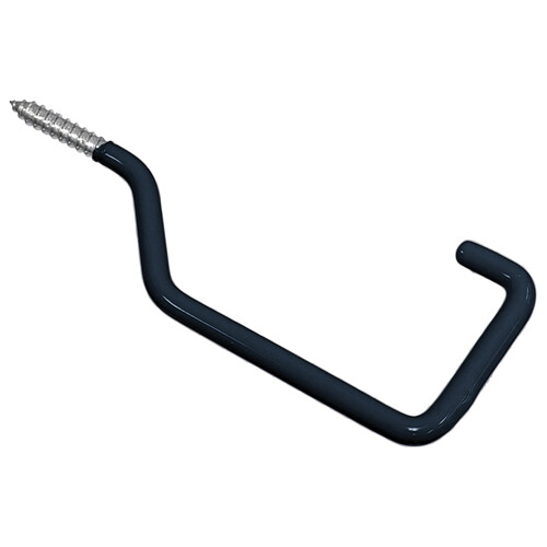 Hillman Rafter Screw Hook- Black Vinyl Coated 3-Pack 851983