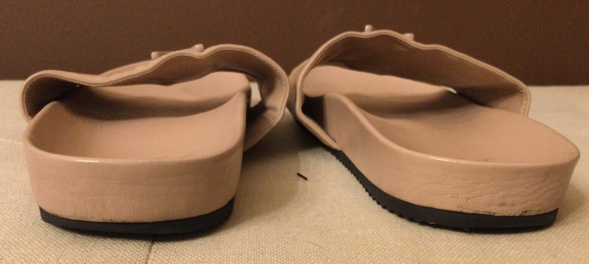 ヴィンテージ　サンローラン リヴゴシュ　ブラウン サンダル 41 ヴィンテージ サンローラン リヴゴシュ ブラウン サンダル 41