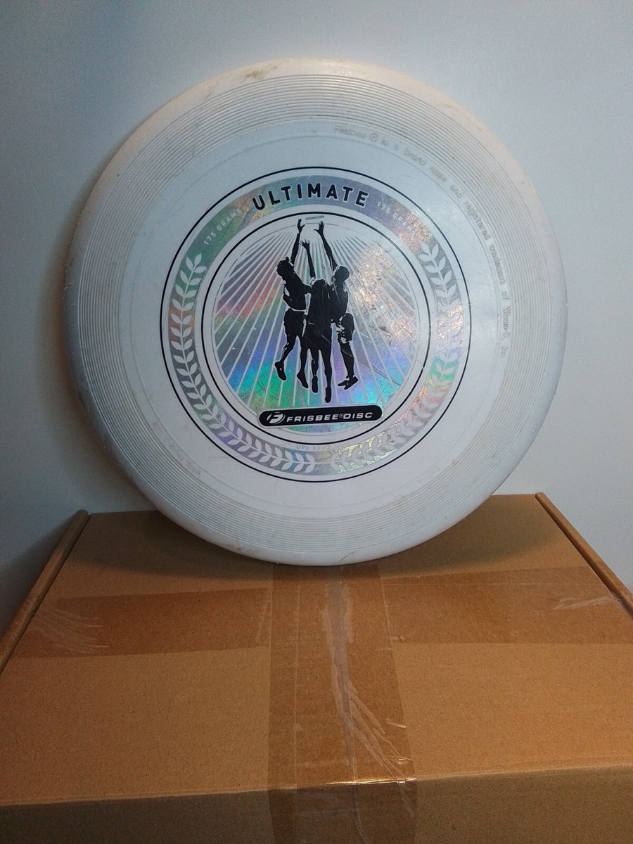 175g Ultimate Frisbee Disc - White & Silver by Wham-o | eBay