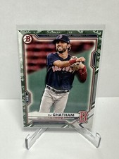 CJ Chatham SP 2021 Bowman Prospect Camo Parallel #BP-113 | Boston Red Sox