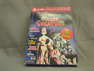 Killer Creature 5 DVD 10 Horror Classics Collectible Case/Sleeve