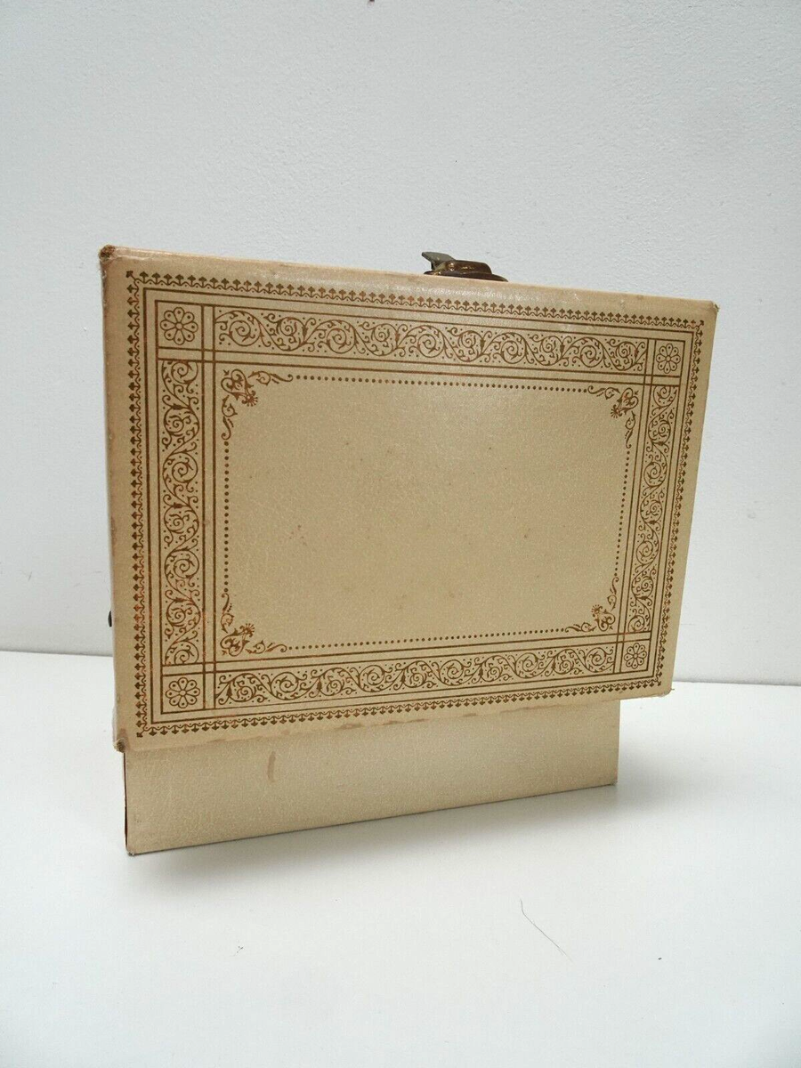 MID CENTURY VINTAGE 1970s LEAHTER LEATHERETTE JEWELRY BOX RETRO | eBay