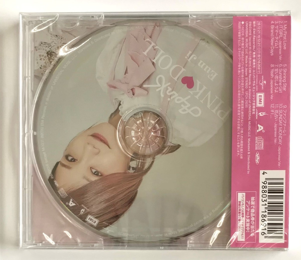 Apink PINK DOLL ナムジュ直筆サイン入り 初回限定盤C ナムジュ PINK DOLL [初回生産限定盤C][ピクチャーレーベル仕様][ナムジュ ver