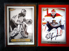 2006-07 Bee Hive RED, WOOD ** ED BELFOUR ** Florida, Chicago card #57 SP 2007 UD