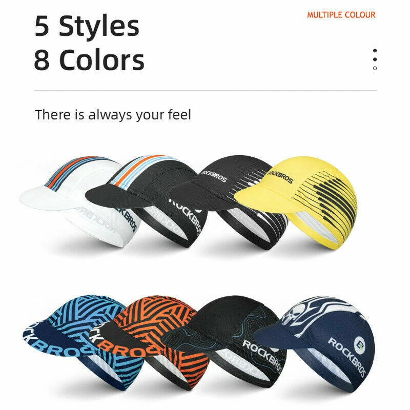 ROCKBROS Gorra de Ciclismo Sombrero para el Sol Deportes al Aire Libre Gorra para el Sol Casco Gorras Hombres Mujeres Gorras Foto 2 de 3