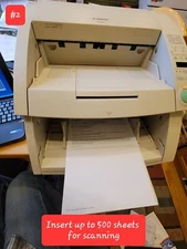 Canon DR-5020 high speed / high volume scanner and laptop