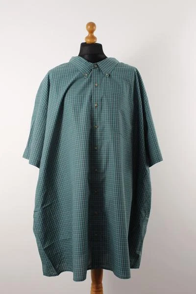 Harbor Bay - Mens Big & Tall Short Sleeve Medium Check Shirt 3XL - 6XL
