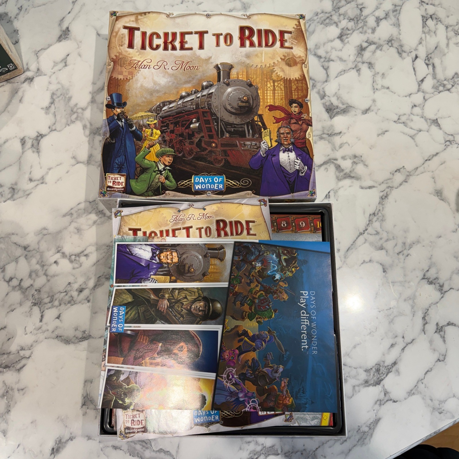 Ticket To Ride Train Adventure Board Game - Days Of Wonder Alan R. Moon
