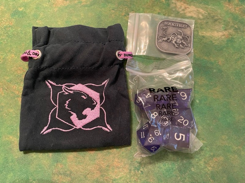 DISPLACER BEAST Dice Set RARE! Waterdeep UNDERMOUNTAIN Pack Sirius