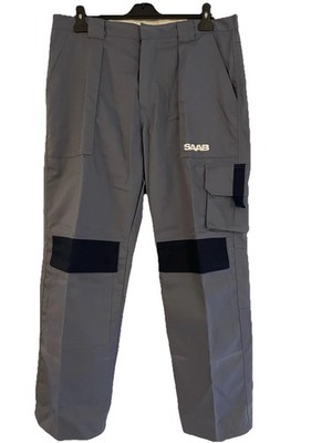 Herren Arbeitskleidung Original SAAB Werkstatt Garage Cargo Stil Hose-Postbote blau