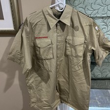 Boy Scout BSA UNIFORM New Style SHIRT Adult Men s Medium Short Sleeve 054