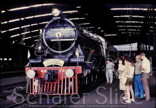 Original Slide Flying Scotsman  at St Louis Union station July 1970