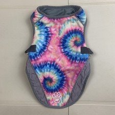 Canada Pooch Athletics Tie Dye Dog Cooling Vest Size 14 Small Pink Blue Yellow