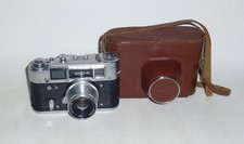 FED-4 Soviet Ukrainian Rangefinder camera lens INDUSTAR-26m 2.8/50 Red P