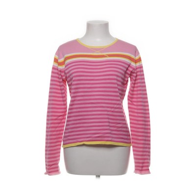 Feel Thirtyone, Strickpullover, Größe: 38, Pink/Gelb, Baumwolle, Streifen #MYC