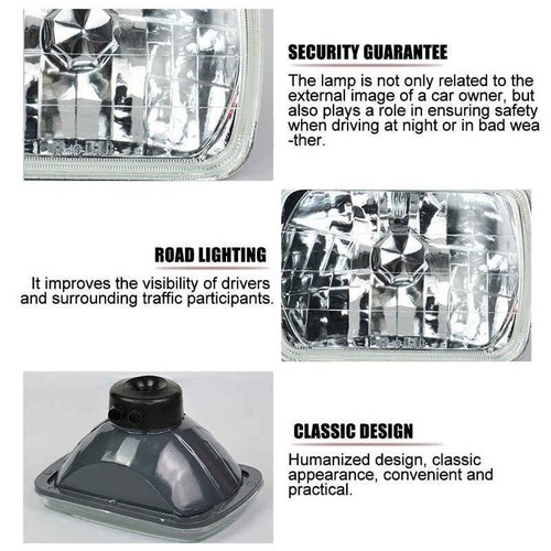 5x7 7x6 H6054 LED Headlights for Jeep Wrangler YJ Cherokee XJ Ford Chevy TOYOTA - Picture 10 of 16