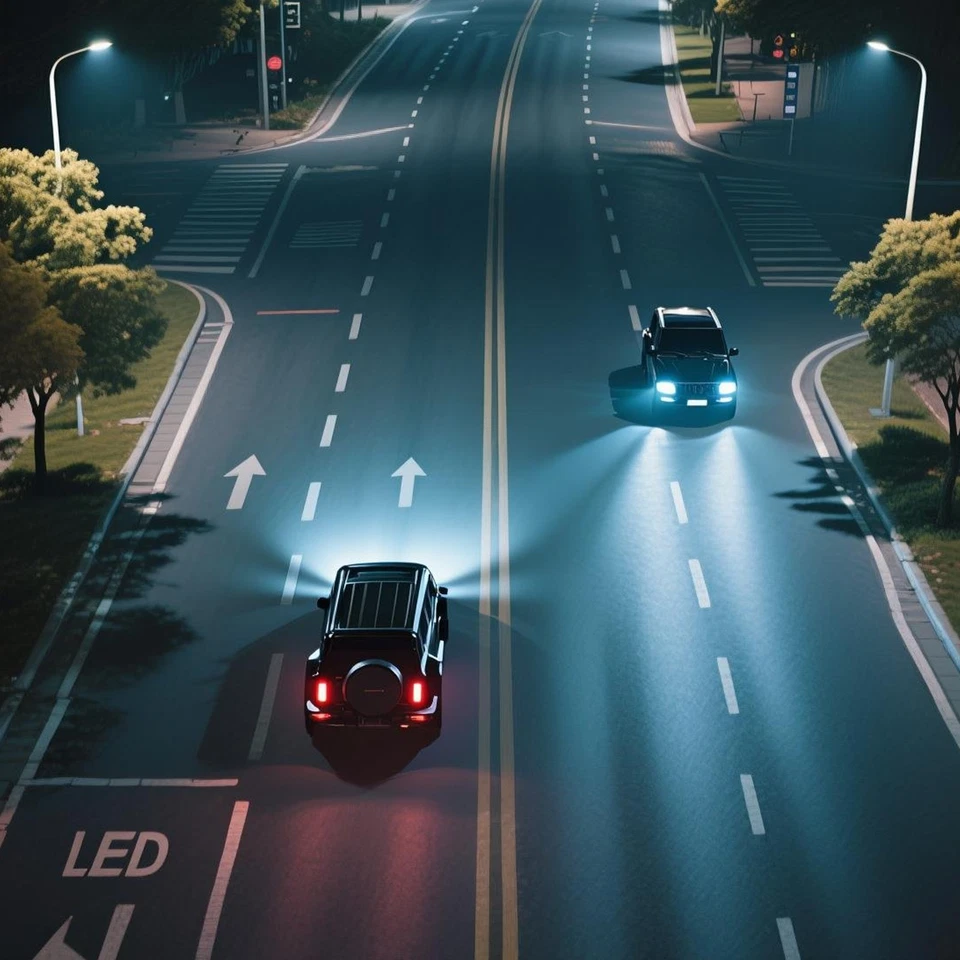 Para Dodge Sprinter 2500 2007-2009 6x Bombillas LED Luz antiniebla haz alto bajo Foto 3 de 4