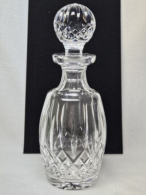 Waterford Lismore Clear Crystal Spirit / Liquor Decanter With Stopper 10 1/2''