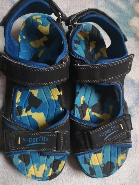 Superfit Mike 3.0 sandalen voor jongens, blauw oranje 8010, 30 EU : superfit
