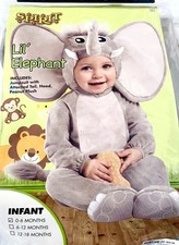 Spirit Infant Lil' Elephant Halloween Costume - Size 0-6 Months