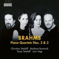 Vogt/Tetzlaff/Buntro - Brahms - Piano Quartets 2 3 - Cd - G1398Z