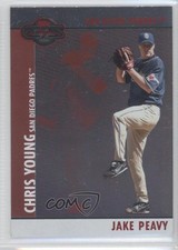 2008 Topps Co-Signers Silver Red 11/400 Jake Peavy Chris Young #090 8ls
