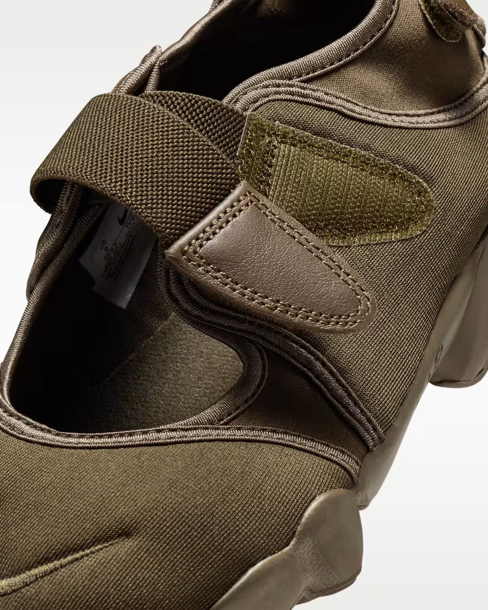 Nike Air Rift Split Toe Tabi Sneakers Dark Hazel Shimmer Slip On