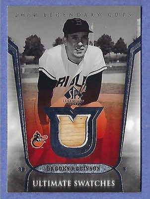 2004 Upper Deck SP Legendary Cuts Game Used Bat - Brooks Robinson  Orioles