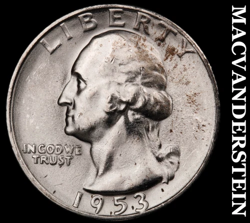 1953-S Washington Quarter- Choice Gem Brilliant Uncirculated++++ Luster #G6737